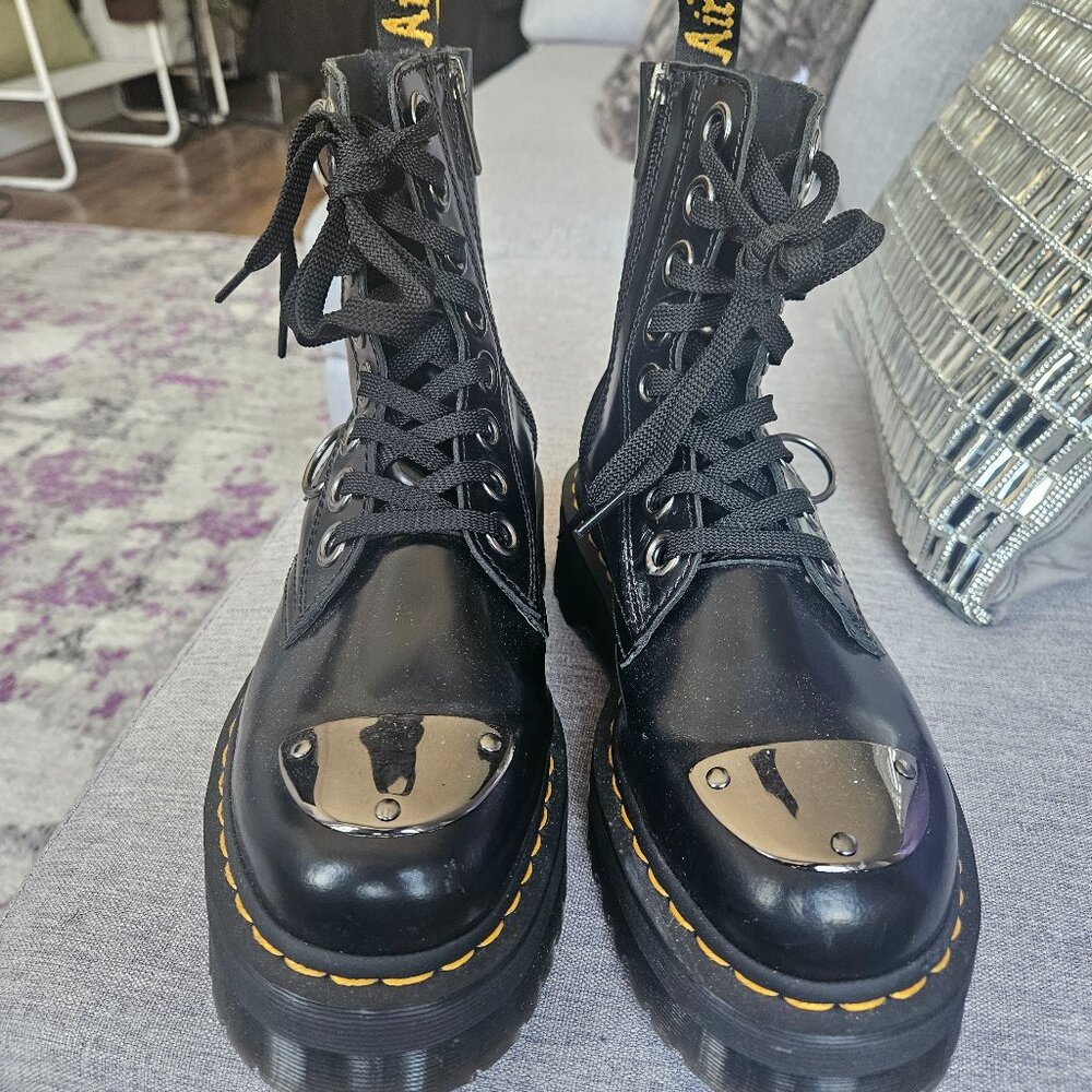 Metal Toe Doctor Martin Boots